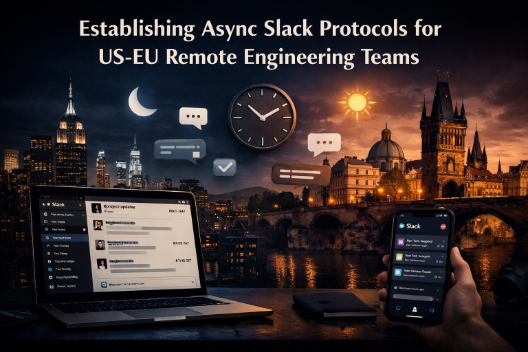 Establishing Async Slack Protocols for US-EU Remote Engineering Teams